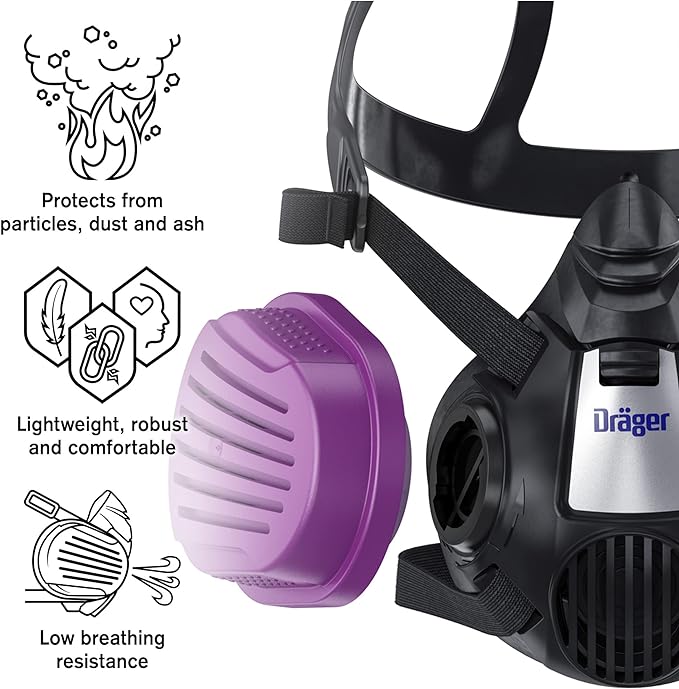 Dräger Wildfire Smoke Respirator Kit - NIOSH P100 - Wildland X-plore