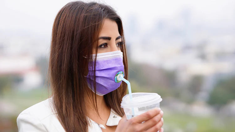 SIP Airtight Drinking Valve for Masks and Respirators